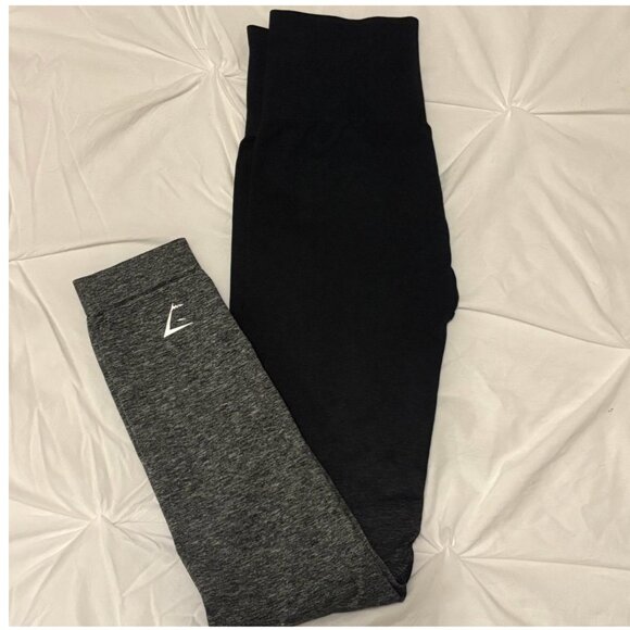Gymshark Women's Black/Grey Ombre Adapt Leggings - Picture 1 of 5
